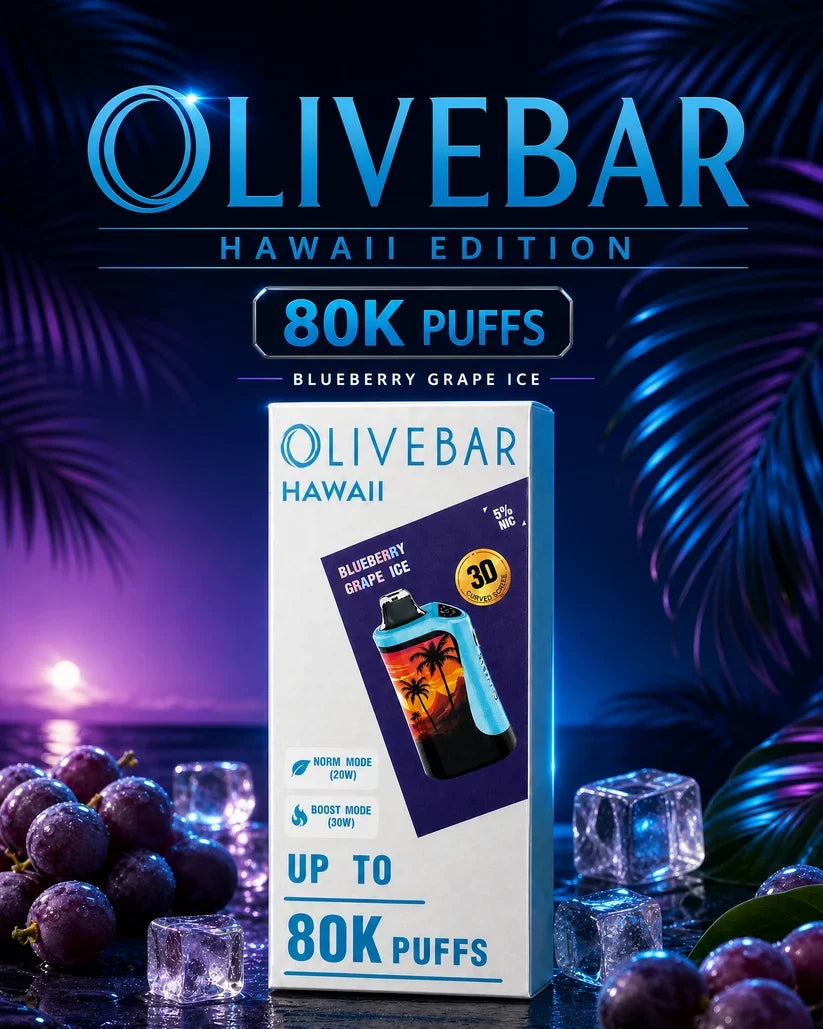 Olive Bar Hawaii 80K Puffs Disposable