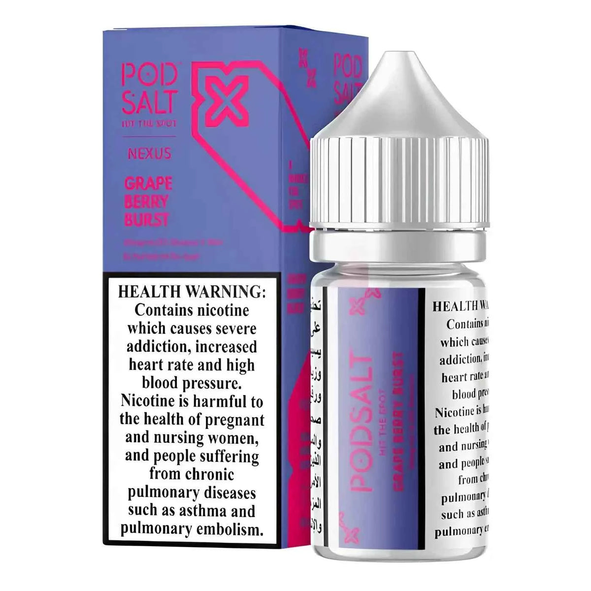 Grape Berry Burst - Pod Salt Nexus | 30ML Vape Juice | 50MG