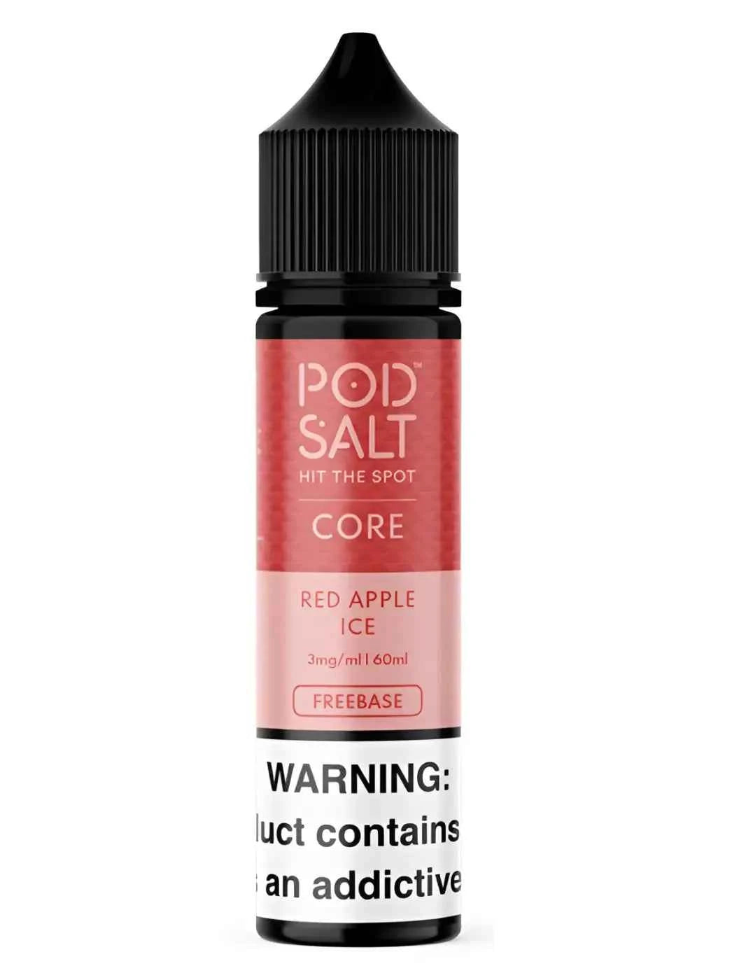 Red Apple Ice - Core Pod Salt | 60ML Vape Juice | 3MG,6MG
