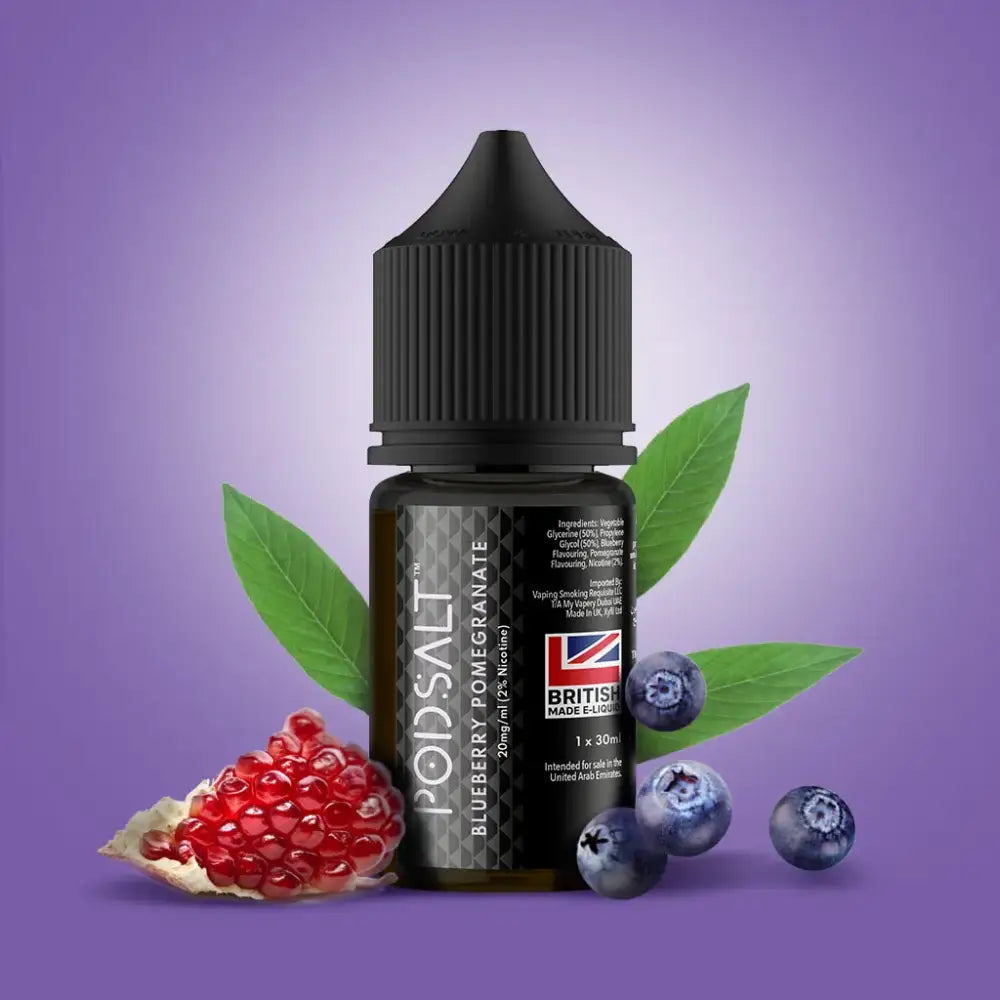 Blueberry Pomegranate - Pod Salt Core | 30ML Vape Juice | 20MG 25MG