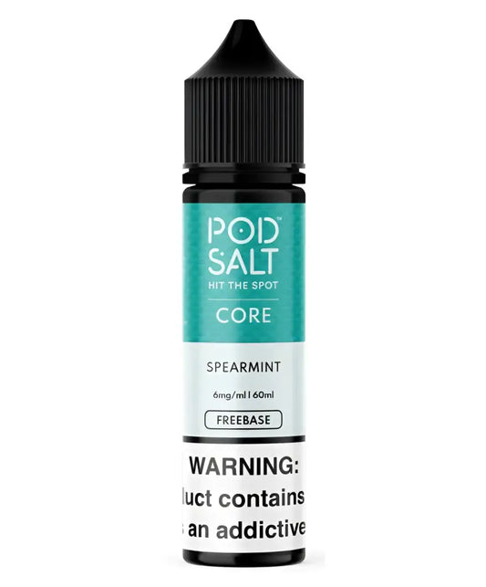 Spearmint - Core Pod Salt | 60ML Vape Juice | 3MG,6MG