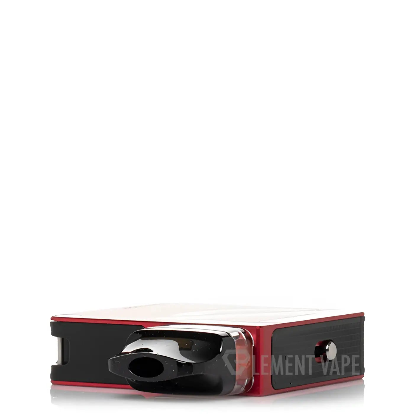 Red and black vaporesso xros 3 nano kit vape pen with glossy finish and transparent tank for e-liquid puffs in vape india