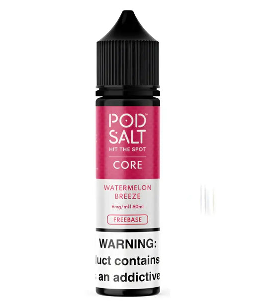 Watermelon Breeze - Core Pod Salt | 60ML Vape Juice | 3MG,6MG